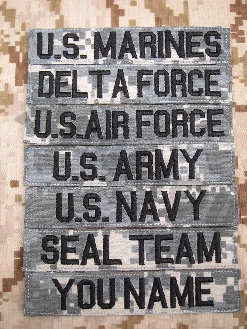 

Custom Name Tape ACU Background Embroidery Patch