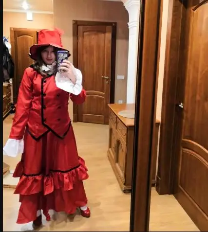 Костюм для косплея черного Батлера Анны Красной|Игровые костюмы| |