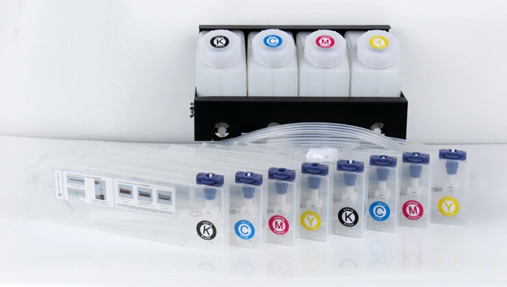 (4 танка + 8 чернильных картриджей) система чернил СНПЧ для Roland VS300/VS420/VS540/VS640|ink