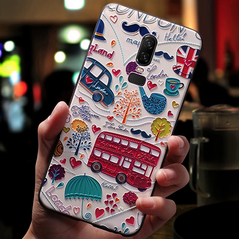YonLinTan 3d чехол для One Plus OnePlus 6 oneplus6 оригинальный роскошный силиконовый телефона