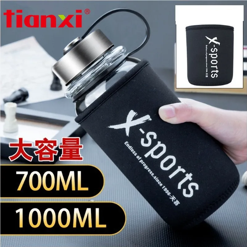 TIANXI 700 мл 1000 My Sport бутылка для воды большая емкость стеклянная Автомобильная