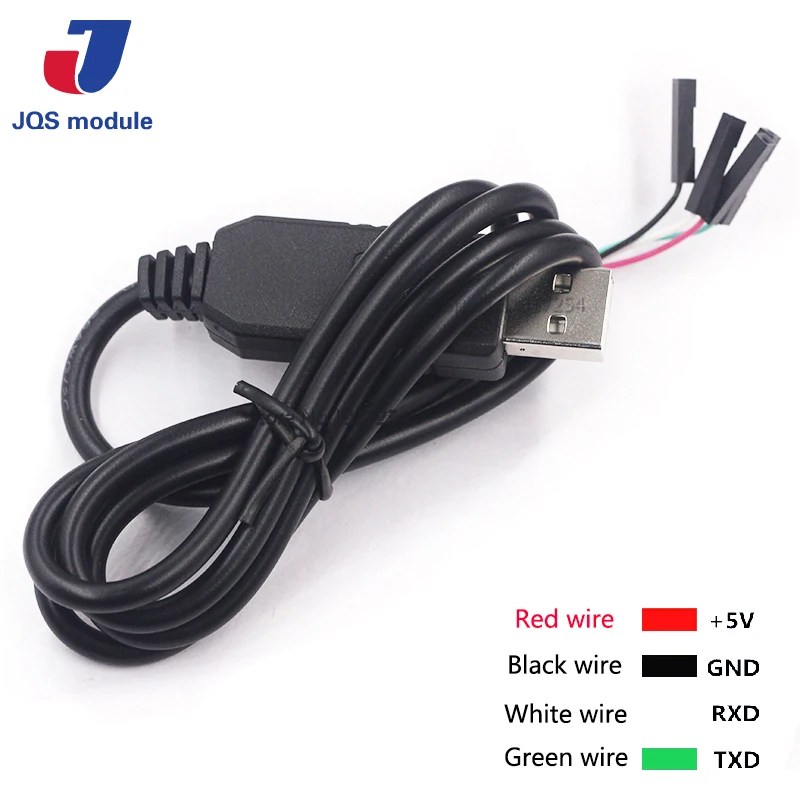 Бесплатная доставка 1 шт./лот PL2303 PL2303HX USB для UART ttl кабель модуль 4 p pin RS232 конвертер