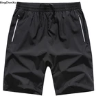 Мужские быстросохнущие шорты, Брендовые повседневные пляжные шорты, дышащие шорты, размеры 6XL, 7XL, 8XL, 4915