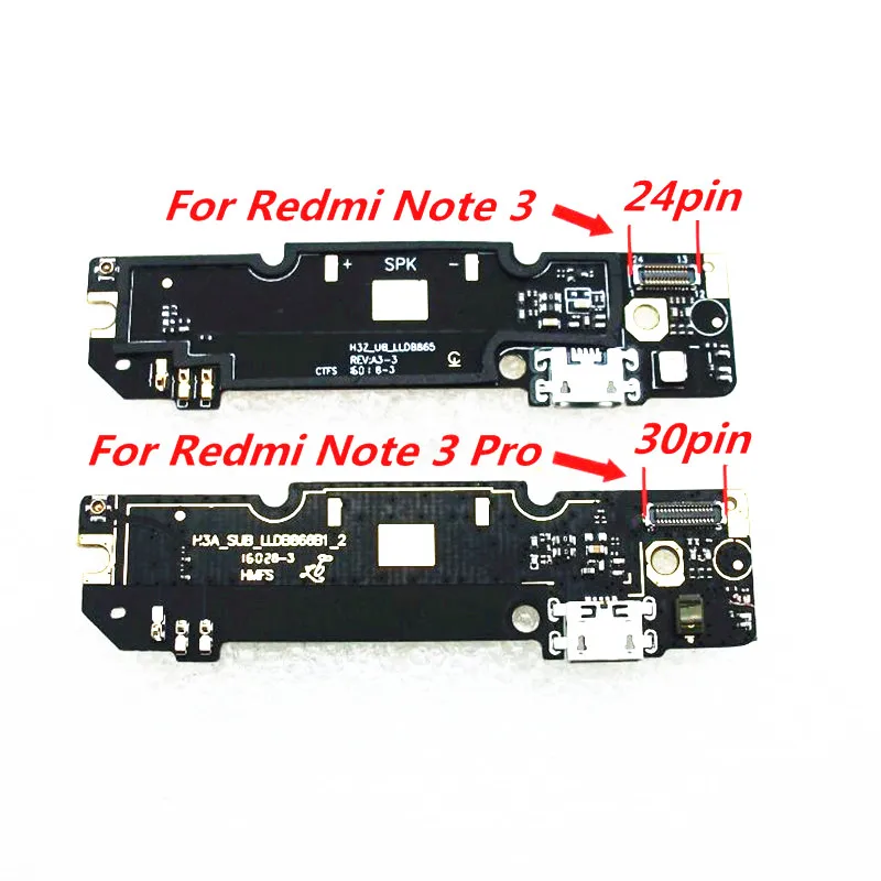 

2pcs USB Dock Connector Charging Port Flex Cable USB Charger Plug Repair Parts for Xiaomi Redmi Note 3/ Redmi Note 3 Pro