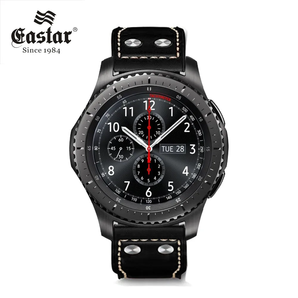 Ремешок кожаный 22 мм для Samsung Gear S3 Frontier Classic huami amazfit 2/1 huawei GT 2 galaxy watch 46 мм|Ремешки
