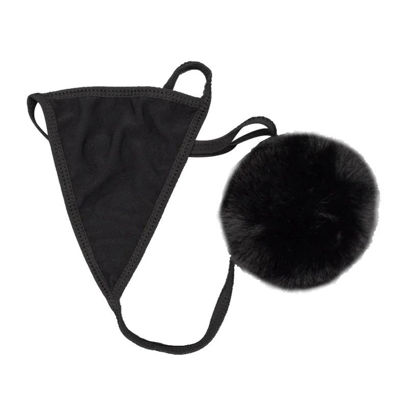 Strap on underwear fox tail without anal beads butt plug silicone eggs erotic gay BDSM Animal cosplay party game Anus Sex toy | Красота и