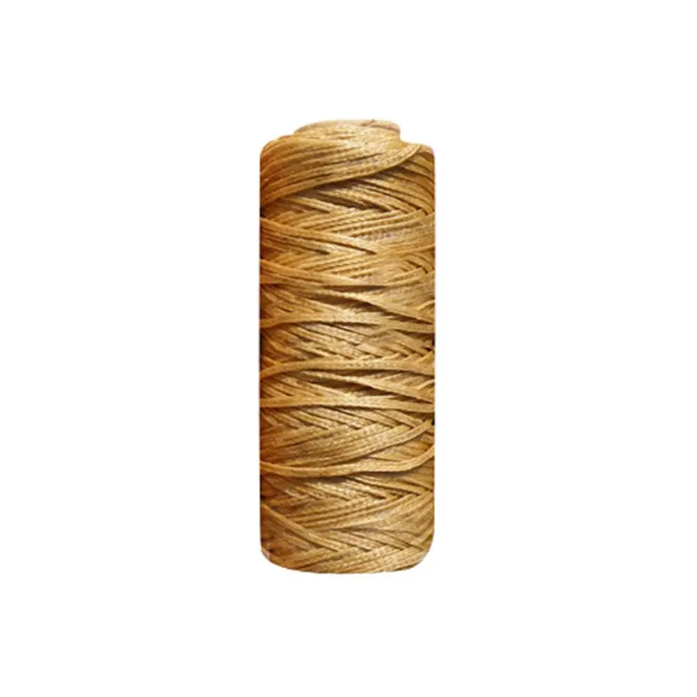 as shown Flat Waxed Thread 210D 30M Wax String Cord Sewing Craft Tool Portable For DIY Handicraft Leather Products Waxed Thread Cord - Цвет: as shown