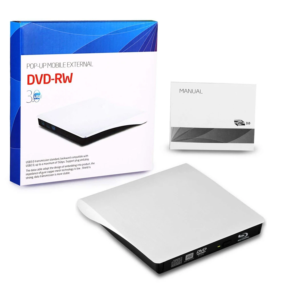Портативный внешний оптический привод USB 3 0 для ноутбуков Apple macbook|Оптические