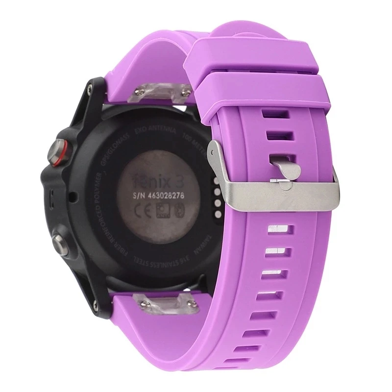 Ремешок для наручных часов Garmin Fenix 5X 5 5S Plus 3 HR Forerunner 935 быстросъемный силиконовый