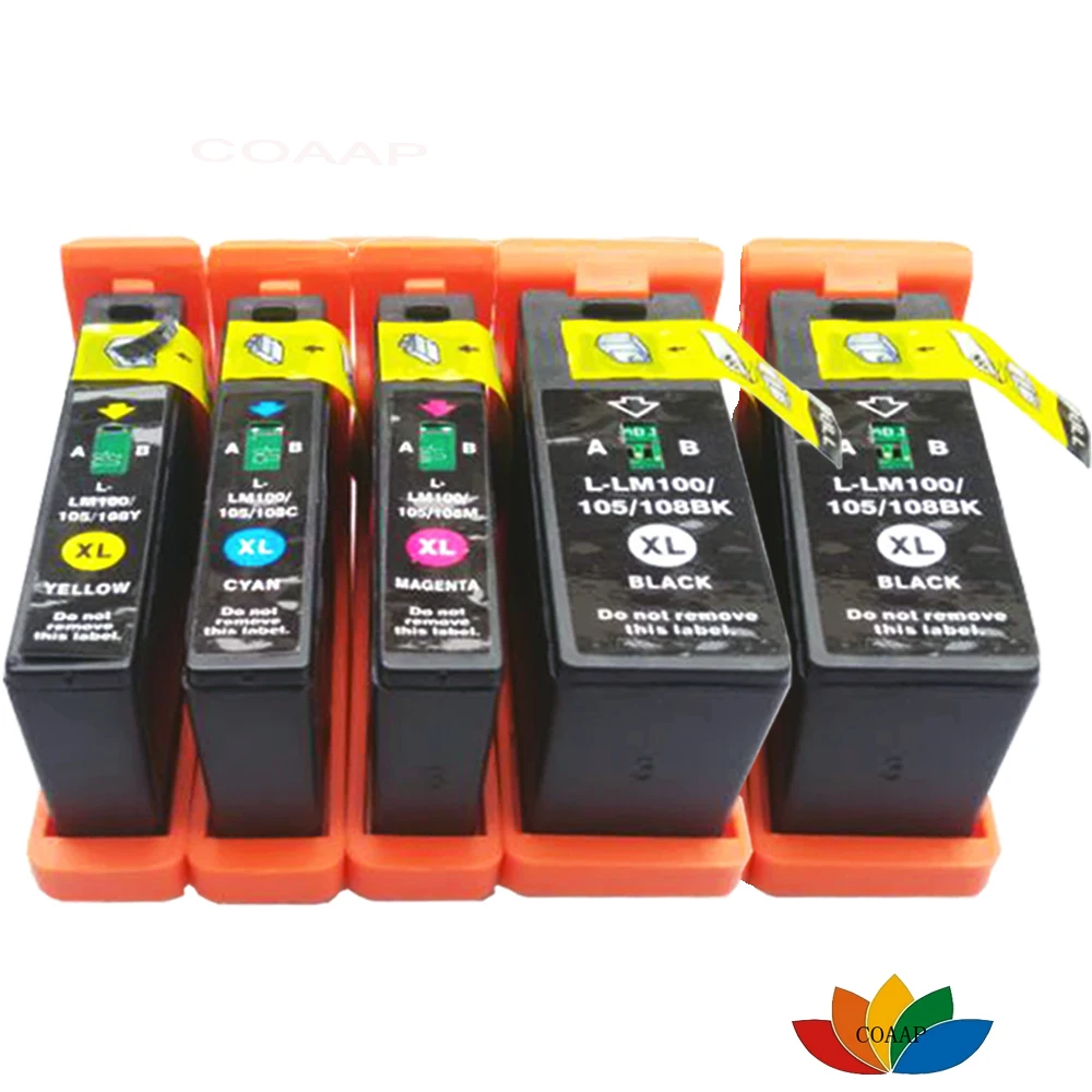 Чернильный картридж для принтера LEXMARK 100XL 105XL 108XL Pro205 Pro703 Pro705 Pro706 Pro805 Pro901 Pro902 Pro903