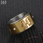 Кольцо для мальчиков и девочек, из нержавеющей стали, 12 мм, золотого цвета, стразы, семейные кольца, обручальные украшения