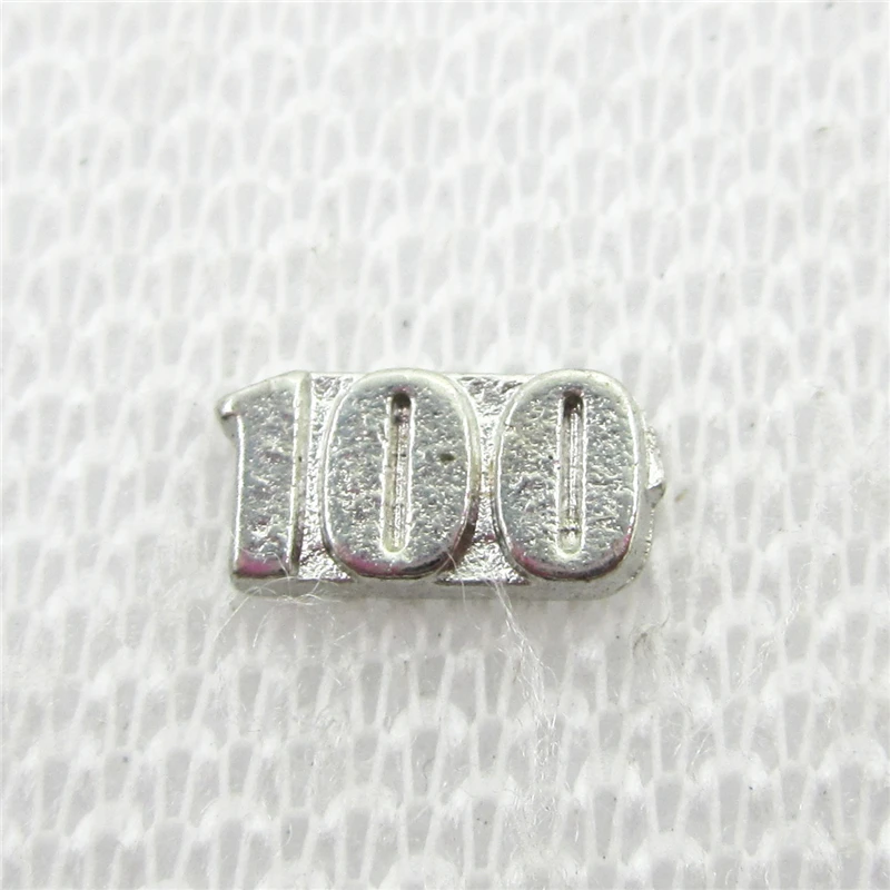 

Hot Selling 50pcs/lot Silver 100 Floating Charms Living Glass Memory Floating Lockets Pendants Charms DIY Jewelry Charm
