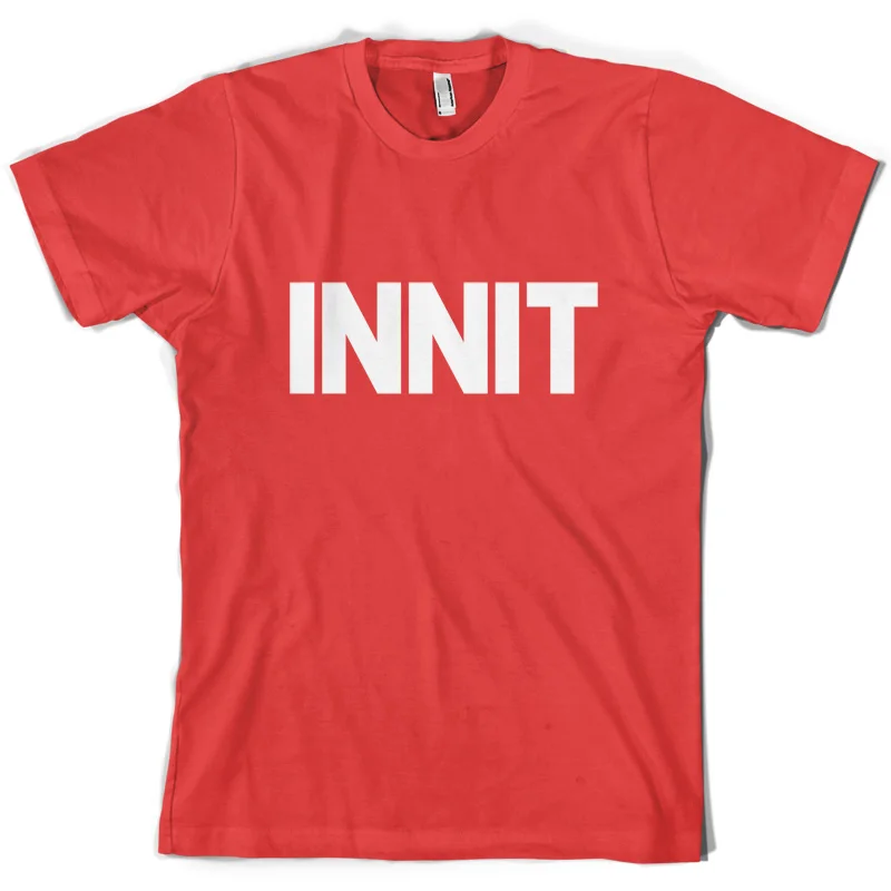 Innit-Мужская футболка-Slang-Street Free UK P &amp Футболка с принтом мужские футболки коротким