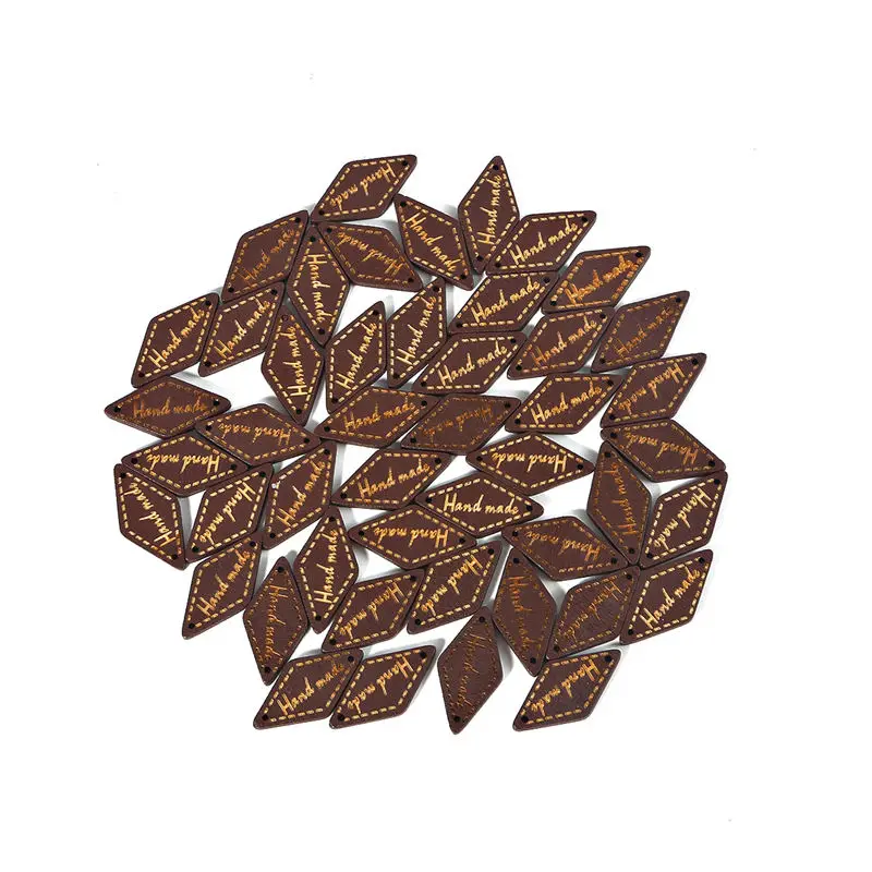 Brown3 50 шт. деревянные кнопки "ручной работы" бирки деревянные Швейные аксессуары для DIY одежды ручной работы Скрапбукинг Ремесло - Цвет: Brown3