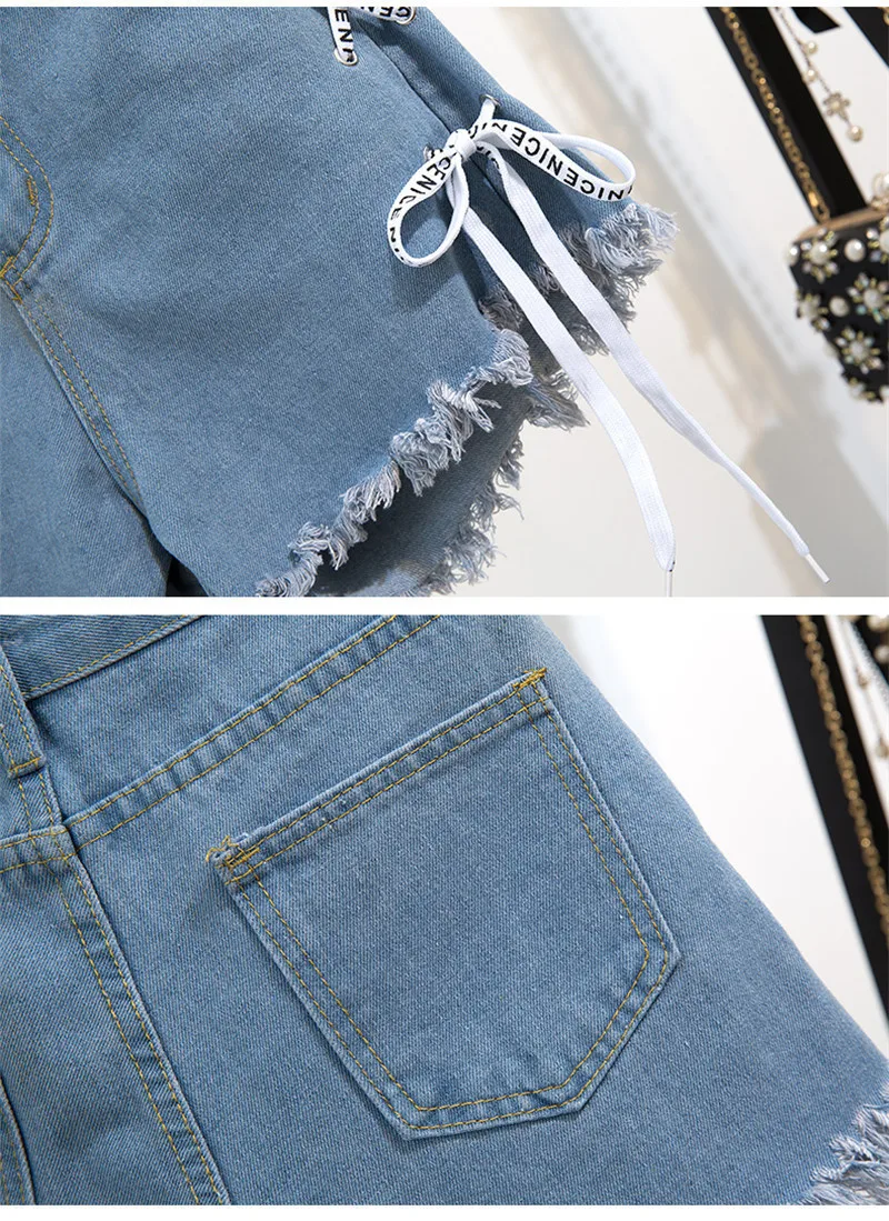 Женская футболка с принтом tether + джинсовая юбка дырками и буквами комплект из