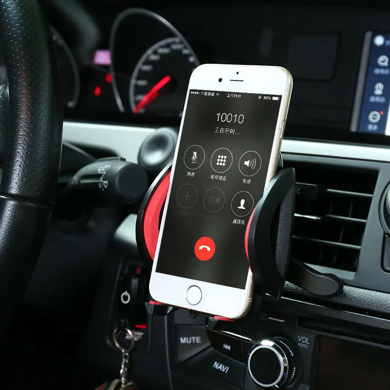 Универсальный автомобильный держатель для телефона с вентиляционным отверстием для Iphone 8, 7, 7, s, 6, 6s Plus, 5, для samsung Note 8, S8 Plus, S7 edge, подставка, поддержка