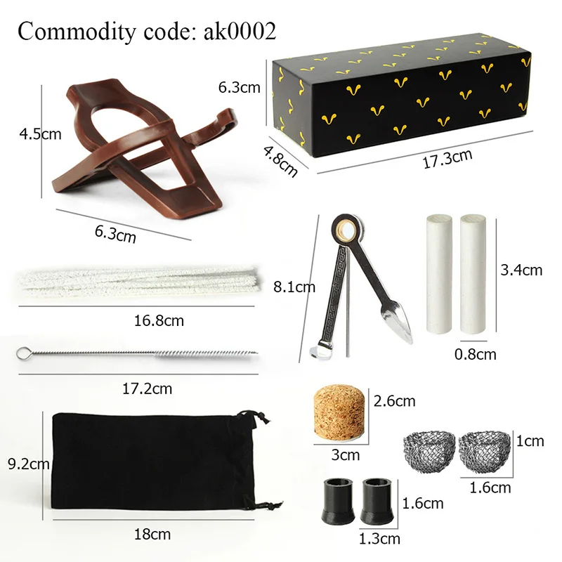 

1pcs Handmade Smoking Tobacco Pipe 9mm Filter Wooden Pipe Set Free 10 Tools Accessoires Gentleman gift ad0026