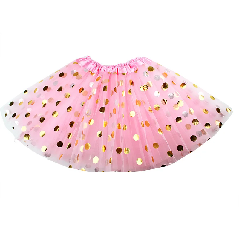 

2019 Princess Skirt Girls Kids Party Ballet Dance Wear Pretty Skirt Clothes for Baby Girls Bronzing sequined sparkling skirt
