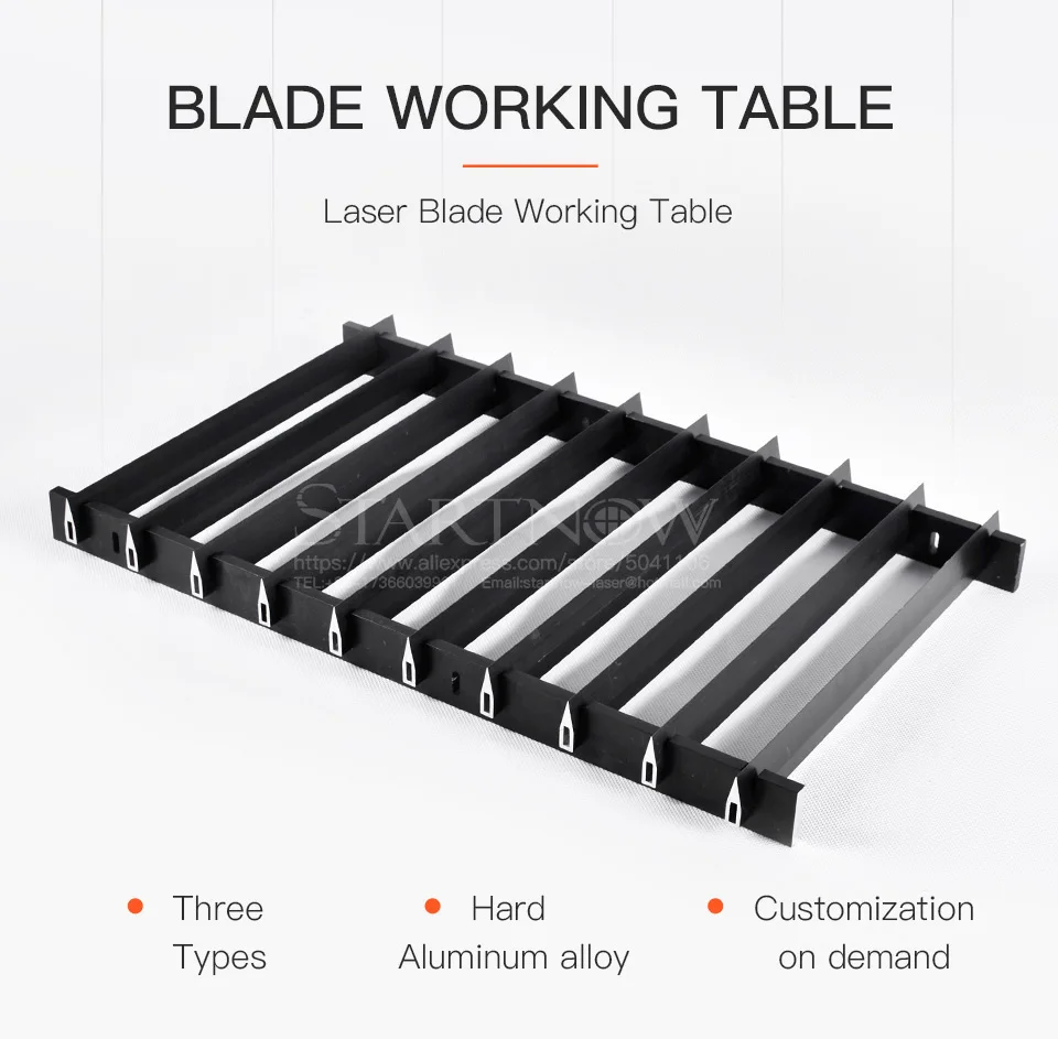 Рабочий стол с лезвиями нож рабочий стол для CO2 лазерной резки и гравировки акриловый материал