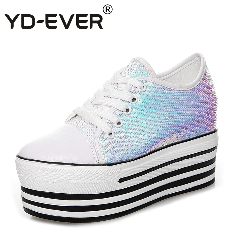 Женские кожаные туфли лодочки на танкетке со скрытым каблуком 9 см|Женские туфли|