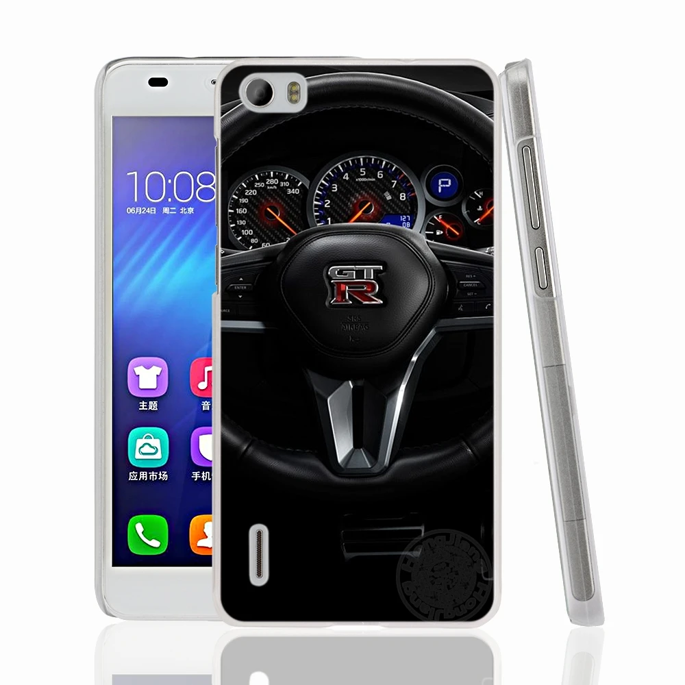 HAMEINUO nissan GT R чехол для сотового телефона в спортивном автомобиле huawei honor 3C 4A 4X 4C 5X 6 7