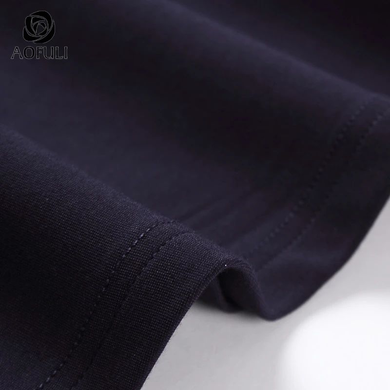 AOFULI M 3XL 4XL 5XL Милая юбка с вышивкой в виде кошек женская зимняя короткая больших
