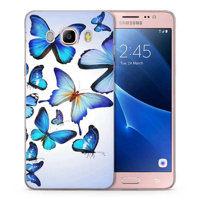 Case For Samsung Galaxy A3 A5 2016 2015 2017 prime J1 J2 J3 J5 TPU Soft Butterfly Skull Painted C030 |