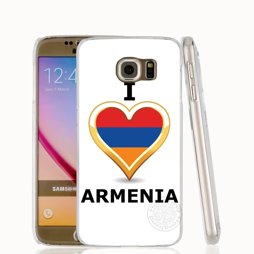HAMEINUO чехол для сотового телефона с арменским флагом Samsung Galaxy S7 edge PLUS S8 S6 S5 S4 S3 MINI|cover