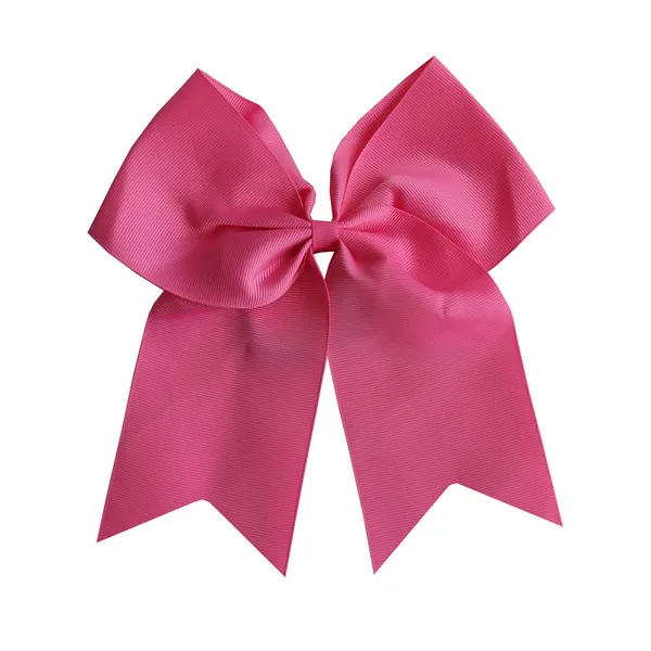 156 Hot Pink 2 шт. 8 дюймов бант зажимы бант для чирлидинга ободок с большим бантом заколки для волос праздничные банты для волос для девочек женские аксессуары для волос - Цвет: 156 Hot Pink