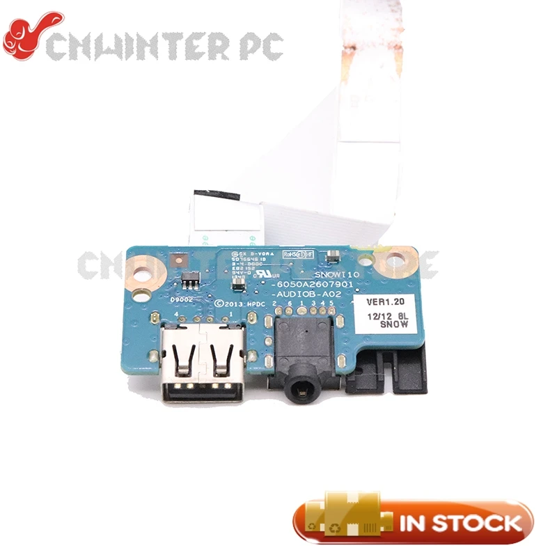 

USB-плата NOKOTION для ноутбука HP 248 G1, оригинальная звуковая плата USB с лентой, 6050A2607901-AUDIOB-A02