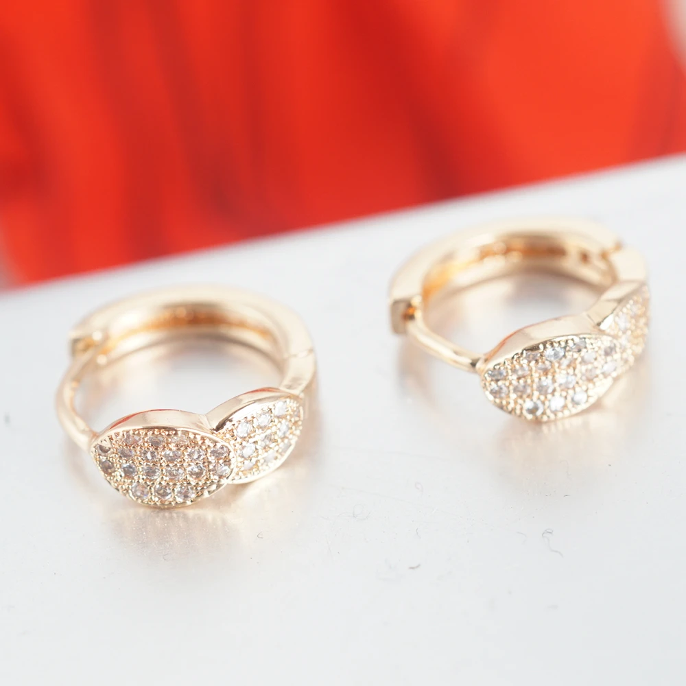 Yunkingdom aretes популярные серьги из розового золота Круглые круглые серьги-кольца с