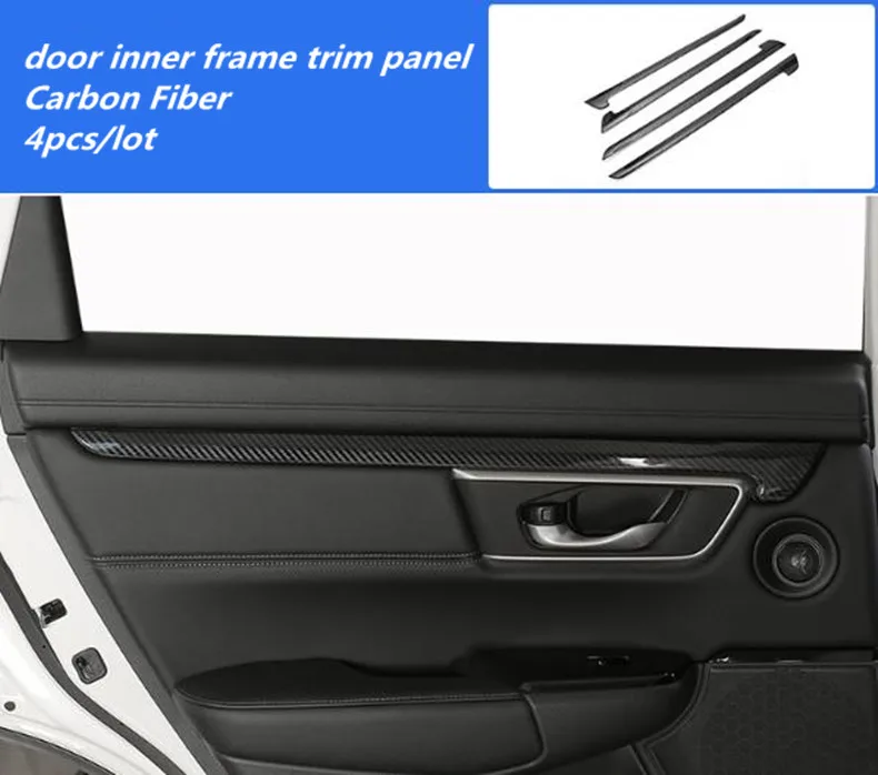 ABS хром/углеродное волокно/персиковое дерево лицевая дверь Внутренняя Рамка