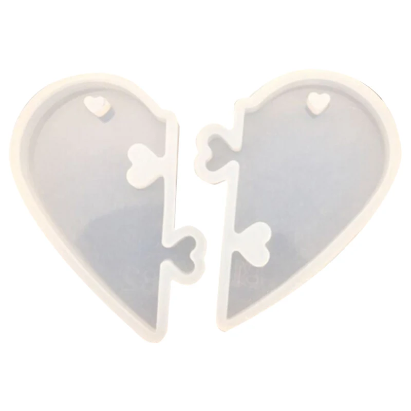 

1 PCS Love Locks for Lovers Pendant Liquid Silicone Mold DIY Jewelry Mold for Epoxy Resin UV Resin Mold
