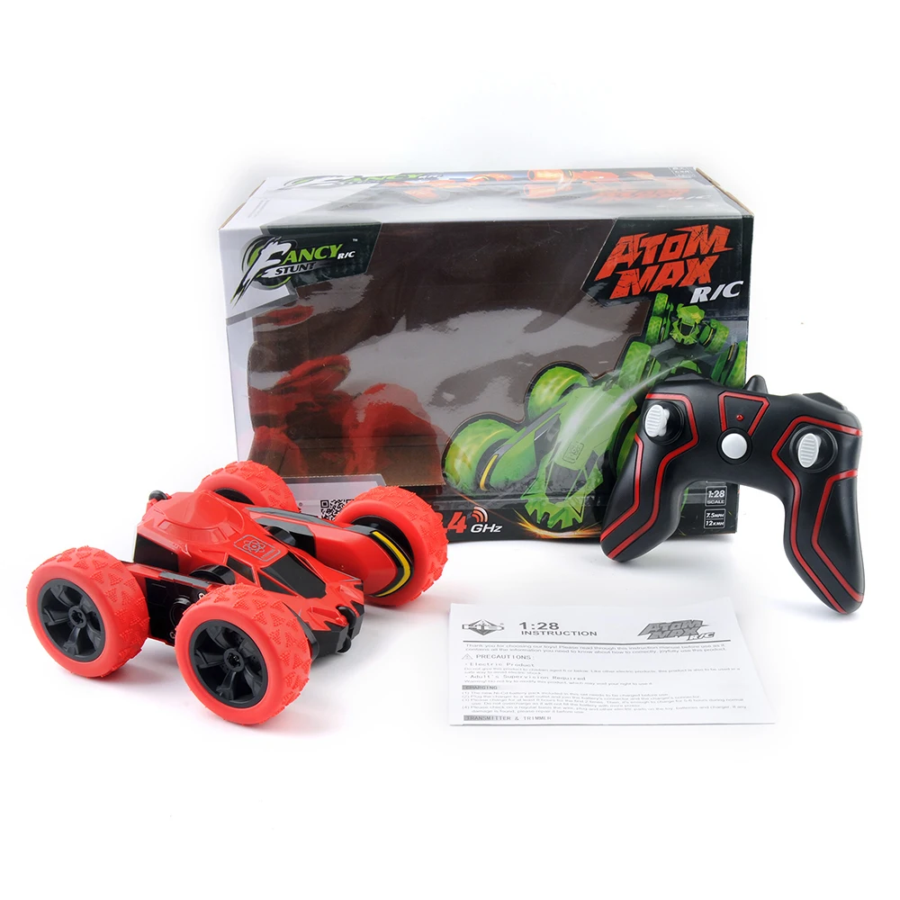 HB 1/28 RC Stunt Car 2.4Ghz Remote Control Off Road Electric Race Double Sided 360 toys for children | Игрушки и хобби