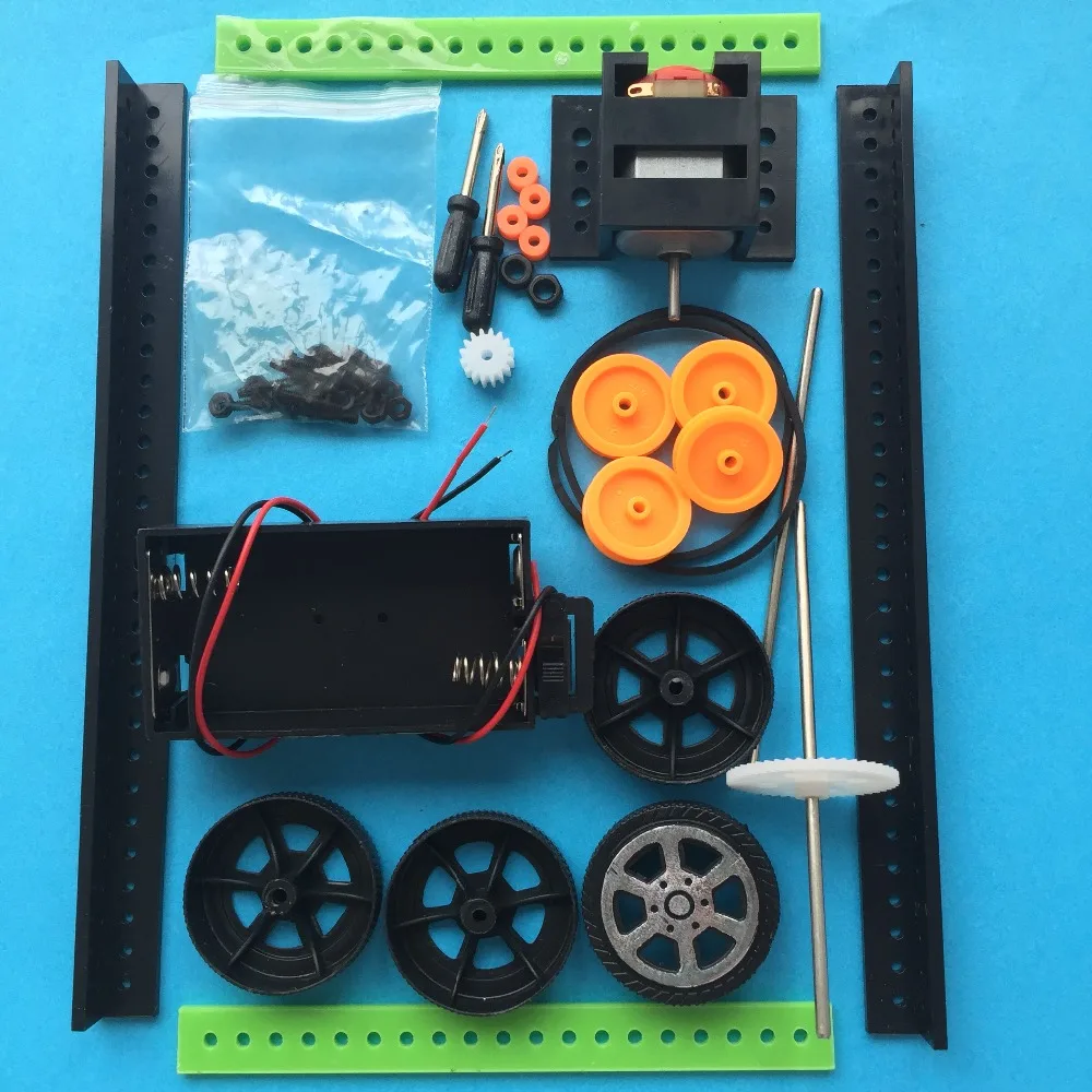 1 комплект модель J262Y DIY четырехколесный привод маленький игрушечный автомобиль