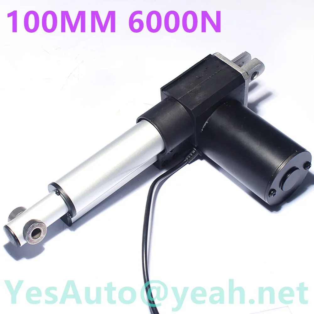 12VDC 24VDC 100 мм ход 42 мм/сек. быстрая скорость 6000N 600 кг сверхмощный DC W01 линейный привод