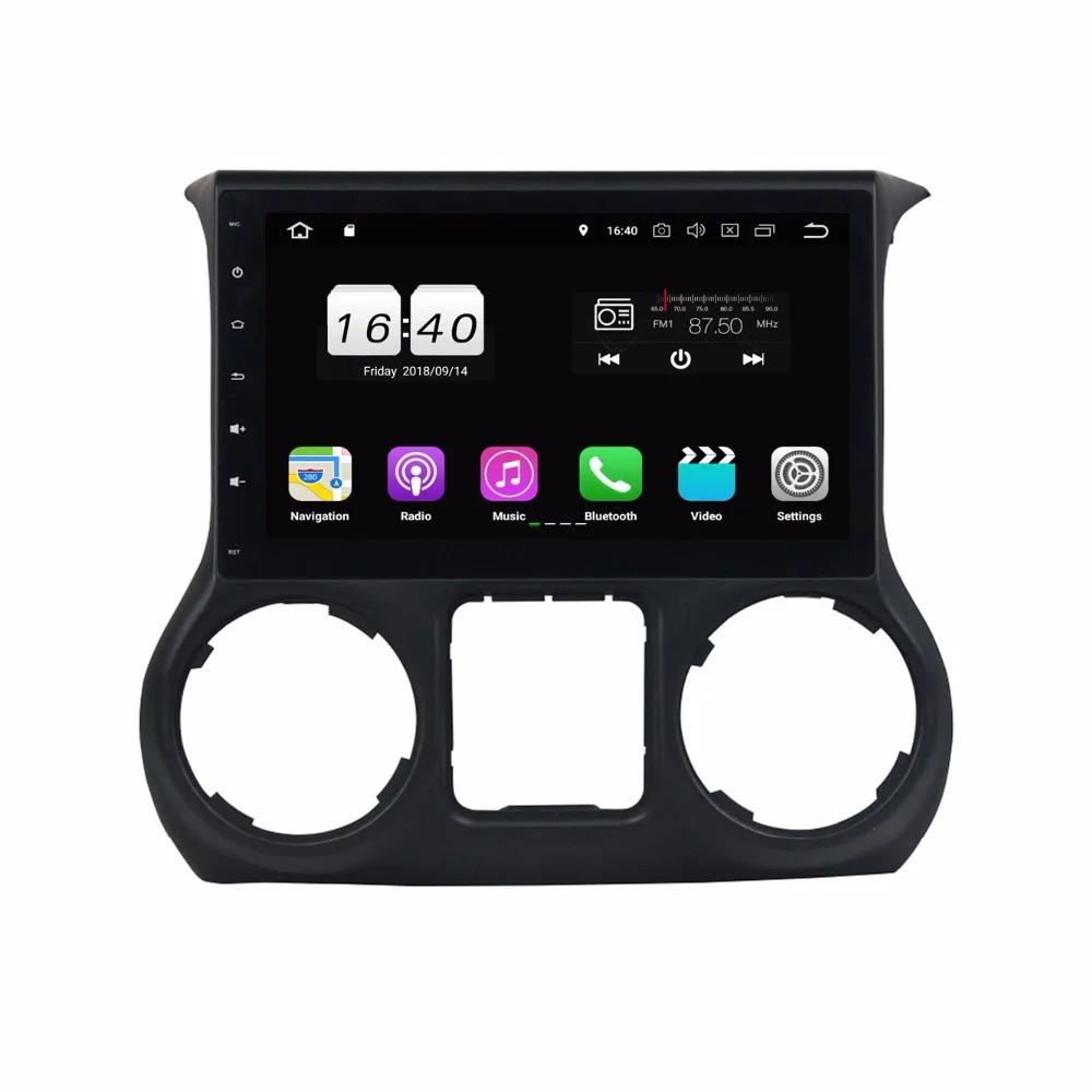 10 1 &quotTDA7851 Android 8 для Jeep Wrangler 2G RAM автомобильный dvd плеер GPS ГЛОНАСС Navi RDS радио wifi 4G