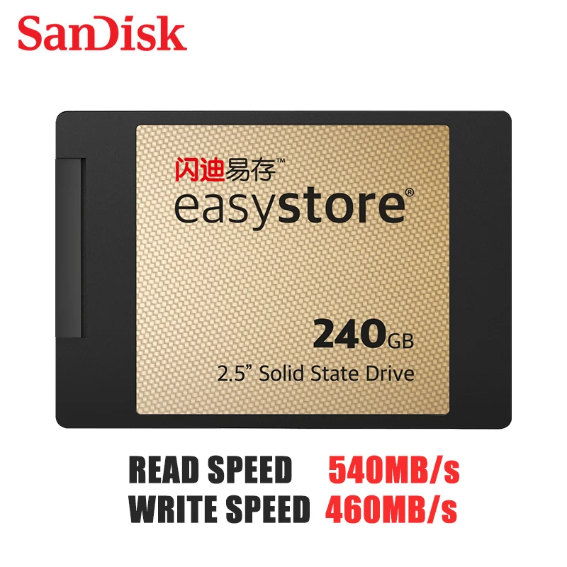 Sandisk PLUS SSD 120 ГБ 240 480 Внутренний твердотельный жесткий диск SATA3 2 5 100% для ноутбуков