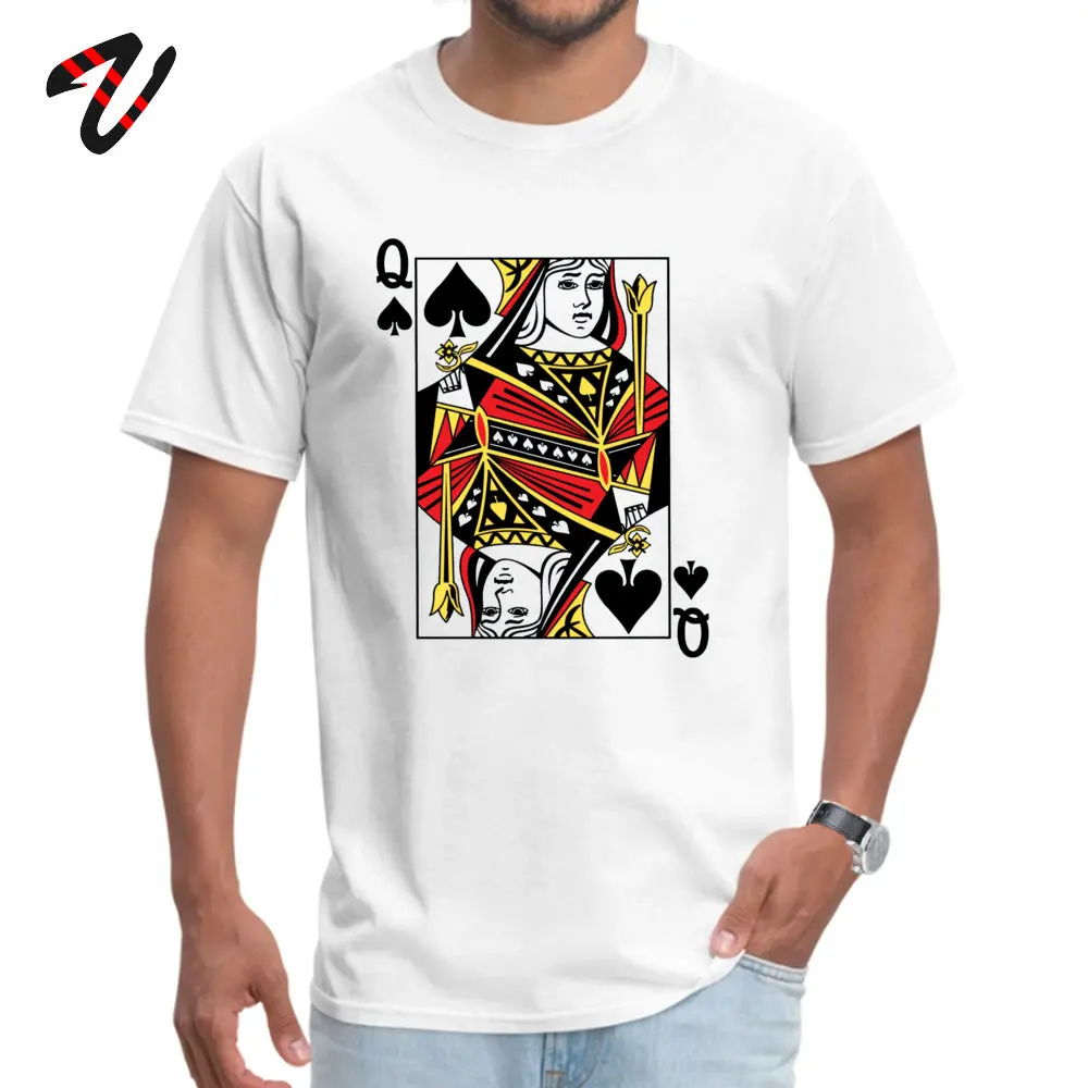

Queen of Spades Pure Cotton Europe Tops & Tees Newest Grant Samoyed Youth T-shirts cosie NEW YEAR DAY T Shirts O Neck