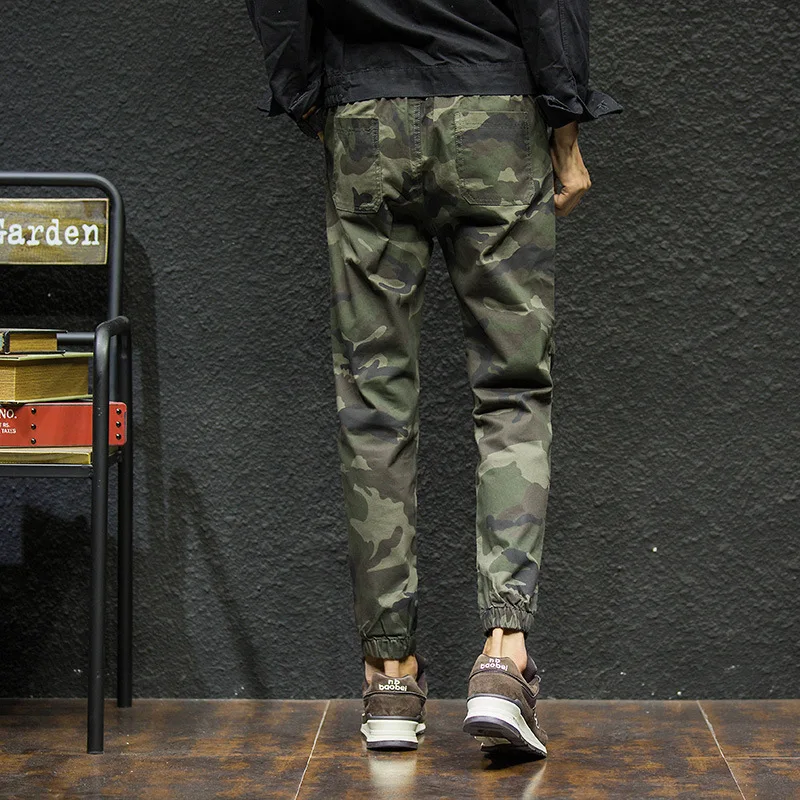 2019 Men Spring and Summer New Camouflage Pants Kids Boys Cotton Long Teenage Girls Clothing Camo | Мужская одежда