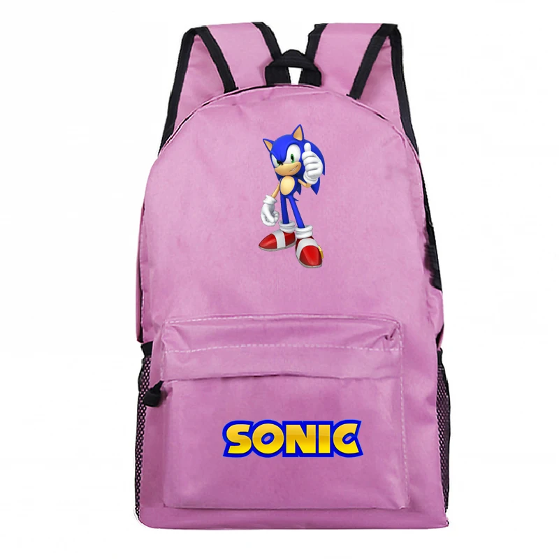 Sonic рюкзак, школьные сумки, модный шаблон, для студентов, для мальчиков и девочек, рюкзак для мужчин и женщин, рюкзак для ноутбука
