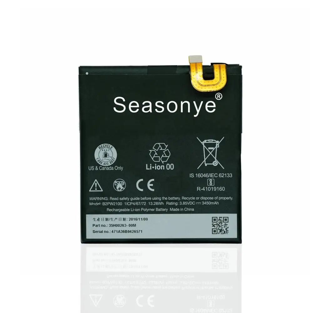 Seasonye 10PCS/LOT 3450mAh / 13.28Wh B2PW2100 Phone Replacement Battery For HTC Nexus Google Pixel XL M1 | Мобильные телефоны и