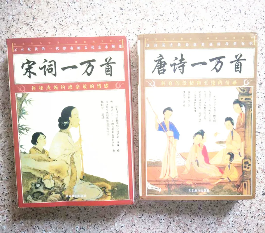 Десять тысяч стихов династии Тан литературная книга Китайская древняя классика