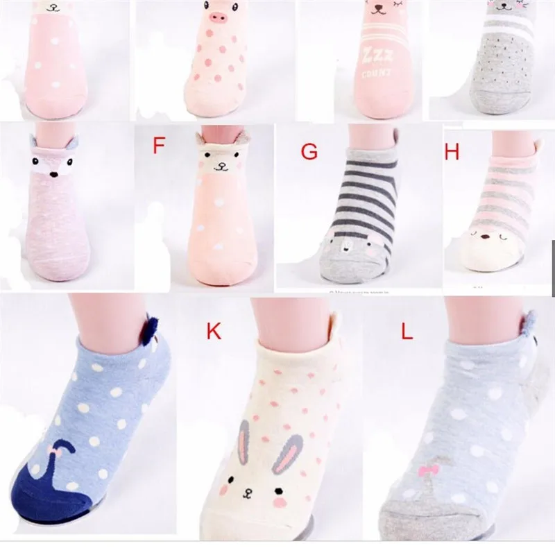 Магазин Crazy Fly милые животные женские хлопковые носки Kawaii кошка с собакой летние