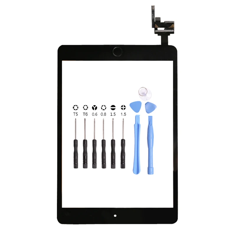 Три цвета для iPad Mini3 mini 3 дигитайзер в сборе с IC &amp Датчик кнопки возврата Flex A1599 A1600