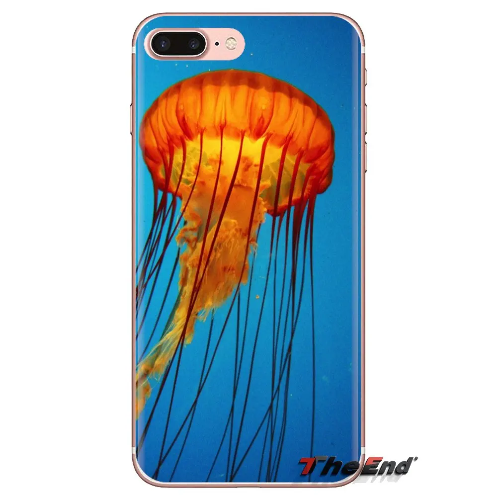 TPU чехол для Samsung Galaxy J1 J2 J3 J4 J5 J6 J7 J8 Plus 2018 Prime 2015 2016 2017 Медузы красивые обои телефона 2