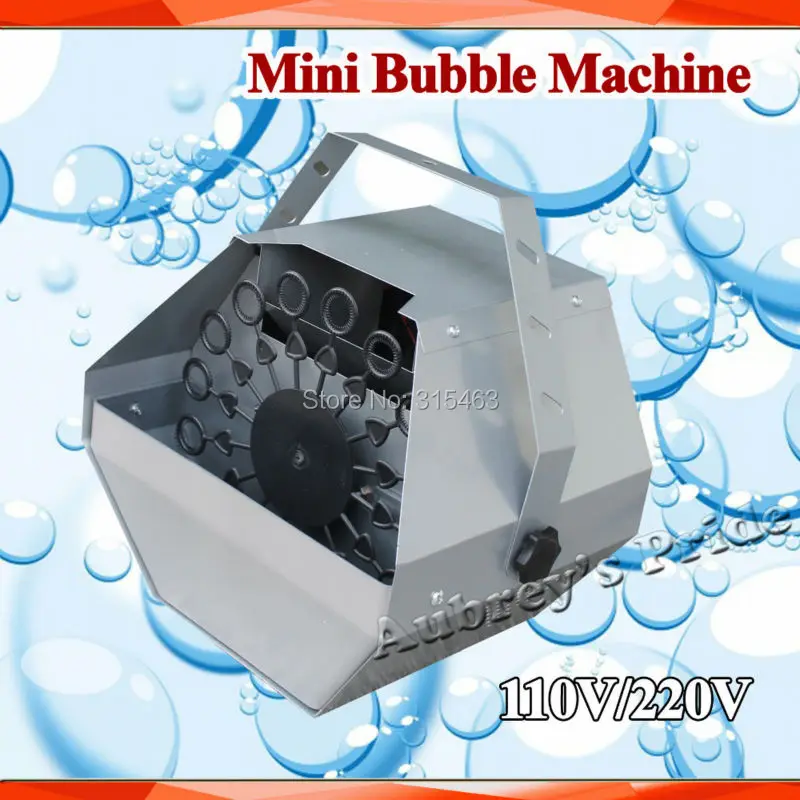 

New Mini Bubble Machine Stage Effect NEW Automatic Metal Bubble Maker Blower Machine For Party Stage Wedding