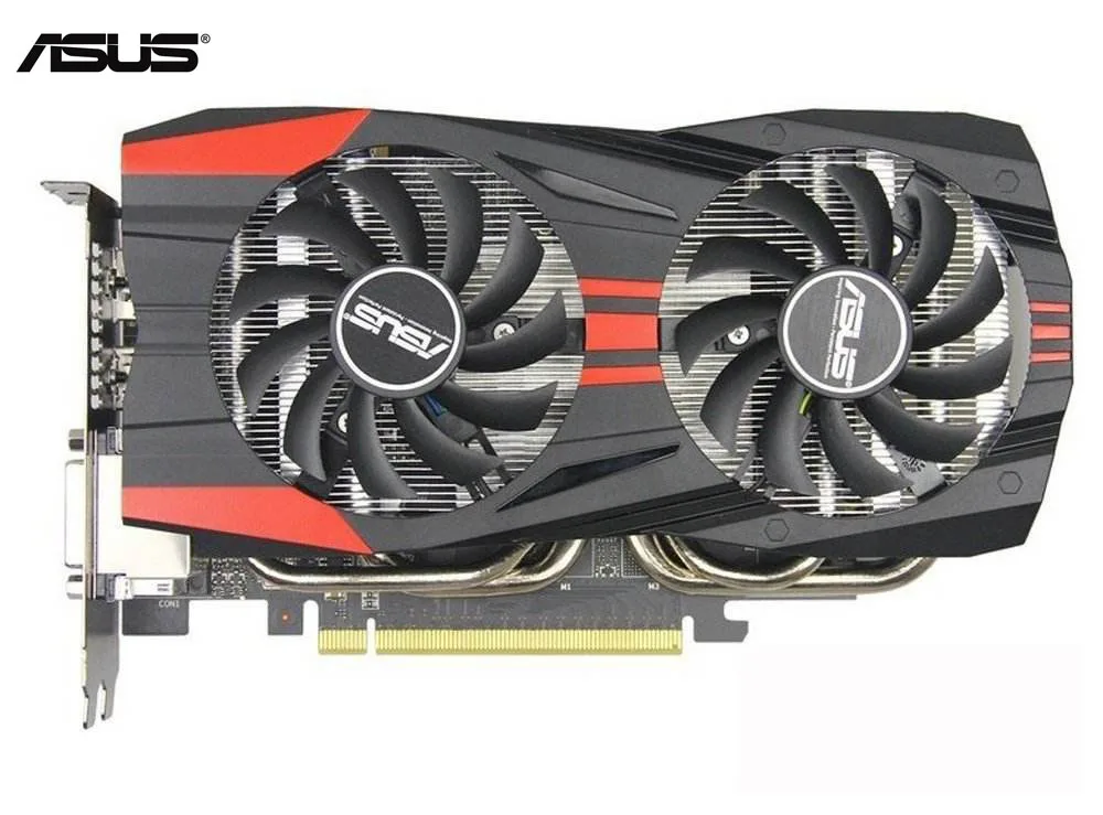 Б/у ASUS GTX 760 2 Гб бит GDDR5 видеокарты для nVIDIA VGA карты Geforce GTX760 HDMI DVI|Видеокарты| |