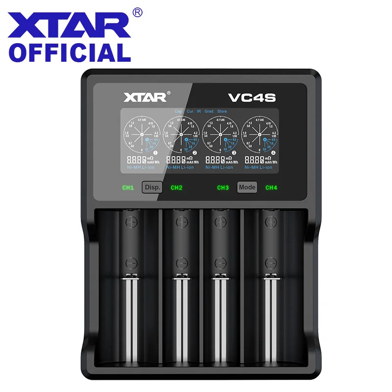 Зарядное устройство для литий ионных аккумуляторов XTAR 18650 VC2 VC2S VC4 VC4S 3 6 В 7 в 20700 21700