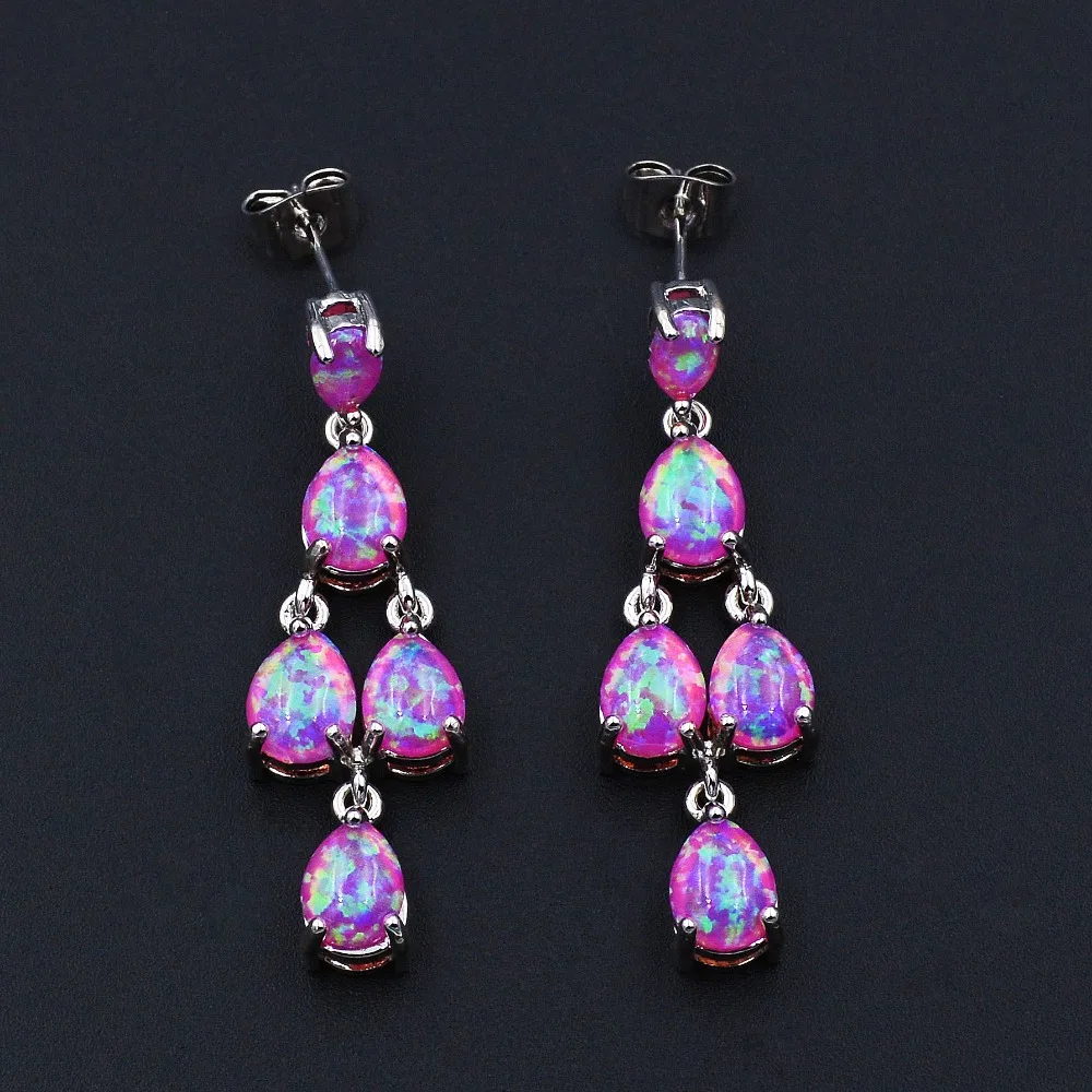 Серьги с голубым огненным опалом и застежкой бабочкой|blue fire opal earrings|fire earringsblue |